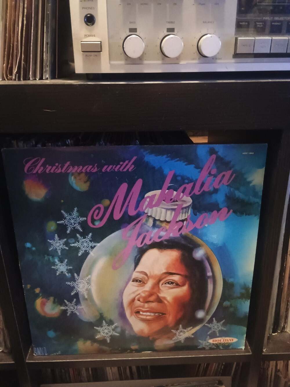 Mahalia Jackson Lp Christmas With On Holiday - Vg++ To Nm / Vg++